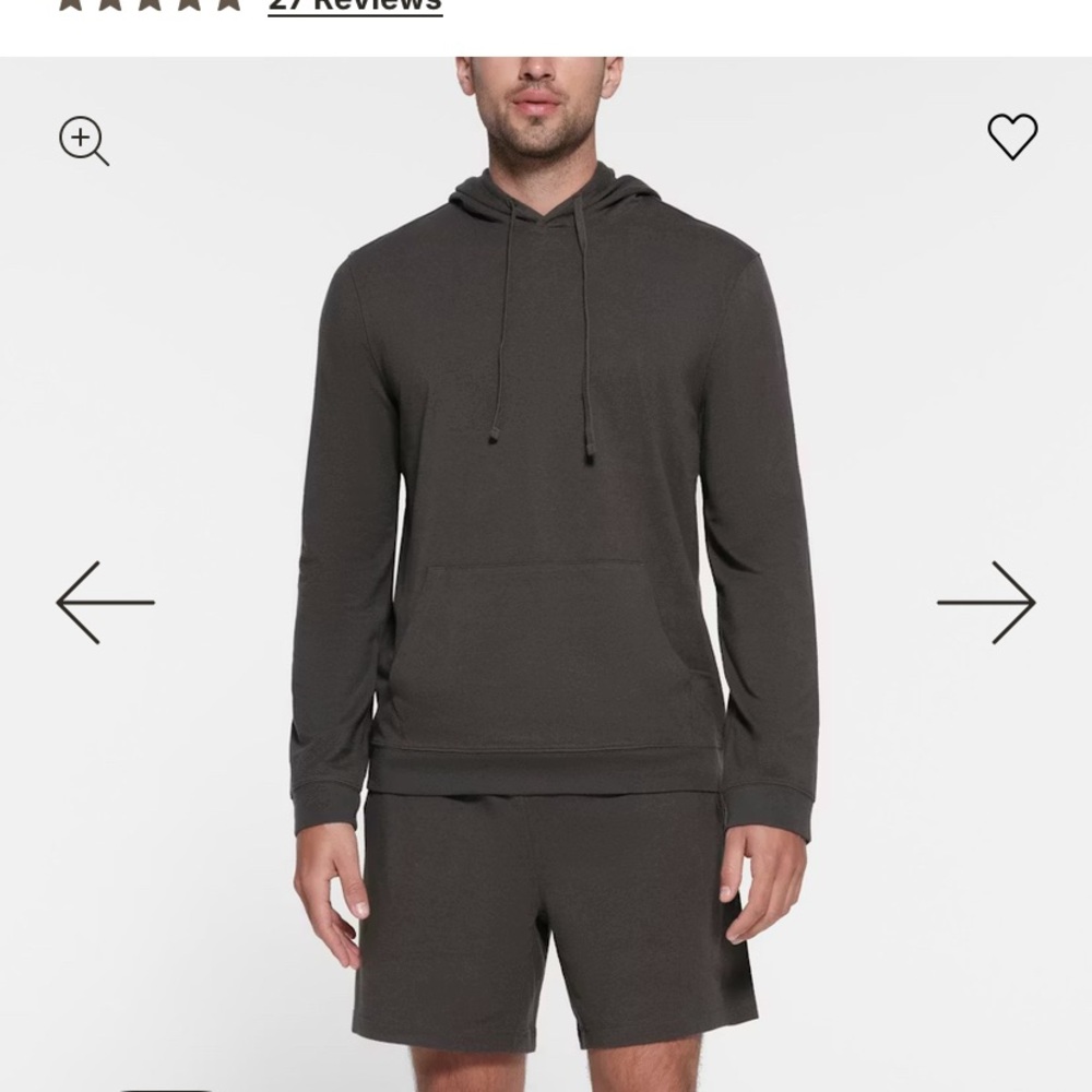 SKIMS ( brown) NWT Jersey Lounge Hoodie
